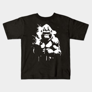 gorilla boxing Kids T-Shirt